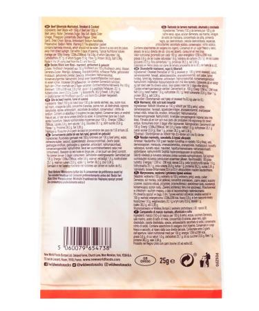 Wild West Steak Strips 25g - Original Beef Jerky | High Protein Dried Meat Snack - Buy Online on SooperMarket.com