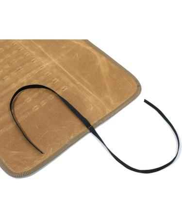 Denifiter Waxed Canvas Roll-up Pencil Bag  Heavy Duty Artist Paint Brushes Organize Pouch (Khaki) - Buy Online on SooperMarket.com