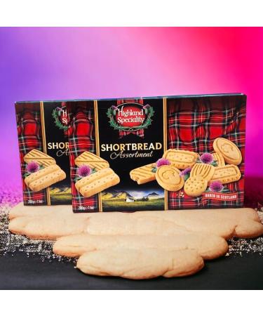Shortbread Cookies Assortment Traditional Scottish Flavors 200g Twin Pack Tea Party - Buy Online on SooperMarket.com