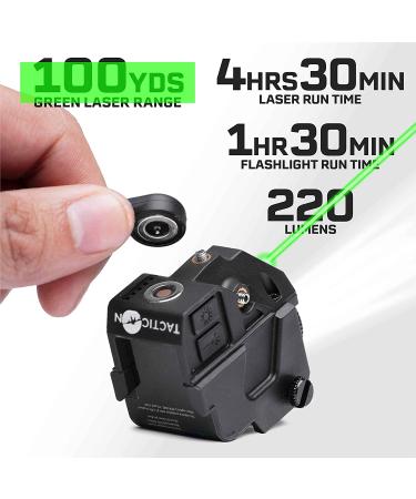 Firefly V2 Flashlight Laser Sight | Strobe Function | 220 Lumens | Magnetic Charging | Green Laser | Combat Veteran Owned | Pistol & Rifle Accessories - Buy Online on SooperMarket.com