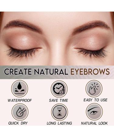 Buy Eyebrow Stamp Stencil Kit - 24 Reusable Brow Templates & Definer for Perfect Shaping | Fast Worldwide Shipping - Buy Online on SooperMarket.com
