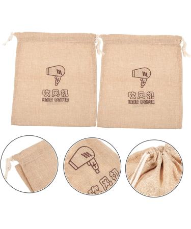 Baluue 4 Pcs Portable Drawstring Bag Drawstring Travel Pouch Storage Bag for Hair Dryer Hair Tool Bag Cloth - Buy Online on SooperMarket.com