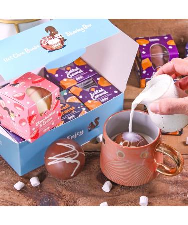 Gnaw Hot Chocolate Bomb Sharing Gift Set Various Hot Chocolate Gifts For Sharing On Any Occasion Rich Hot Chocolate Gift Set With 6 Hot Chocolate Bombs To Enjoy Give As A Gift Or Enjoy As A Treat - Buy Online on SooperMarket.com