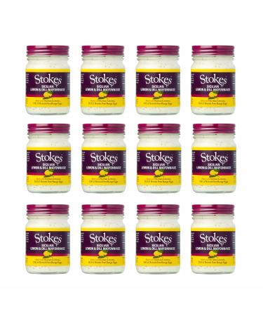 Stokes Sicilian Lemon & Dill Mayonnaise 205g - Pack of 12