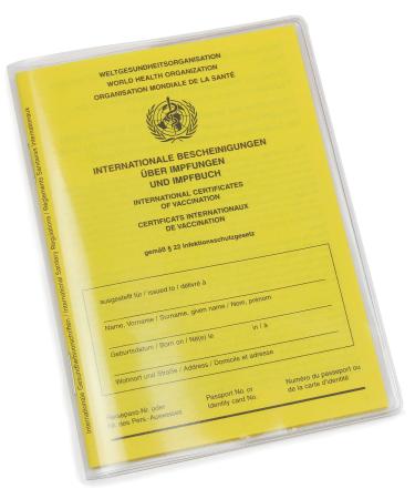 Frentree vaccination pass case - crystal -clear protective cover for current vaccination card made in Germany tearproof and precisely precisely transparent vaccination pap cover dimensions 10 x 13.7 cm 1 piece