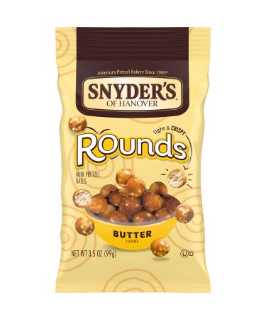 Snyder's of Hanover Pretzels, Butter Rounds, 3.5 Oz Rounds Butter