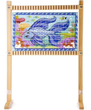 Melissa & Doug Wooden Multi-Craft Weaving Loom - Extra-Large Frame - 22.75 x 16.5 inches - Buy Online on SooperMarket.com
