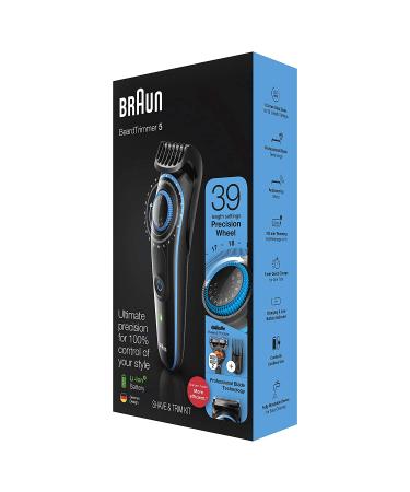 Braun Beard Trimmer BT5240 - Cordless & Rechargeable Hair Clippers for Men with Gillette ProGlide Razor - Buy Online on SooperMarket.com