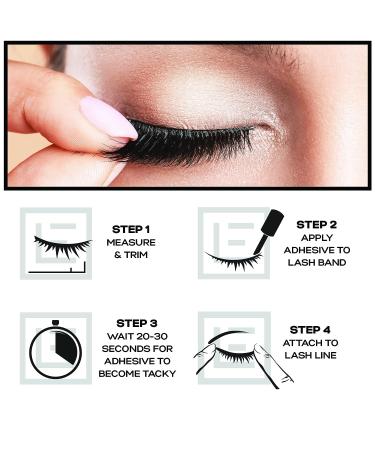 Eylure Naturals False Eyelashes Style No. 031 - Reusable, Adhesive Included - 1 Pair - Buy Online on SooperMarket.com