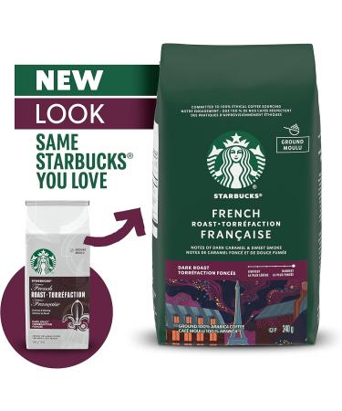 Starbucks French Roast Ground Coffee 340 Grams(pack of 6) French Dark Roast 6 Count - Buy Online on SooperMarket.com