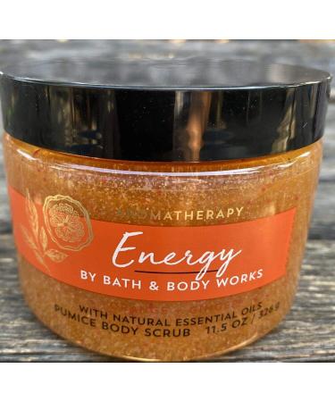 Bath & Body Works Aromatherapy Energy Orange Ginger Sugar Scrub 13 fl oz