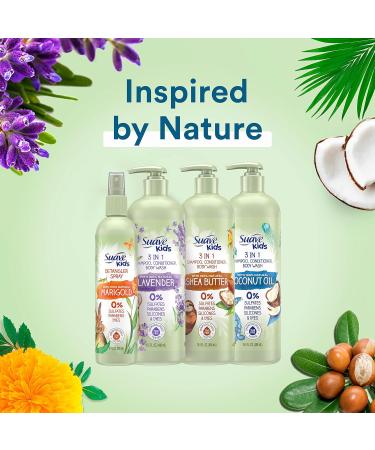 Suave Kids Naturals 3-in-1 Shampoo Conditioner Body Wash with Coconut Oil - Tear-Free Formula for Kids - 16.5 oz - Buy Online on SooperMarket.com