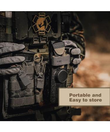 Buy Rhino Rescue Tourniquets - Tactical One-Handed First Aid Set for Emergency Bleeding | 2PC Black Life-Saving Gear for Military & Paramedics - Buy Online on SooperMarket.com