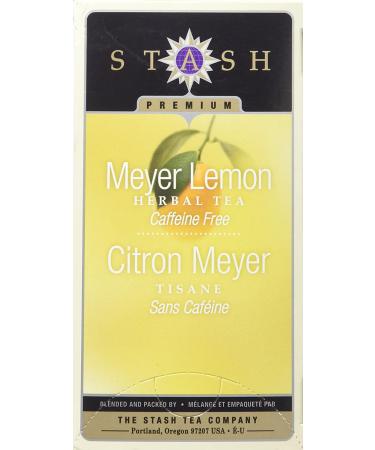 Stash Tea Meyer Lemon Herbal Tea 20 Count - Pack of 1 - Buy Online on SooperMarket.com