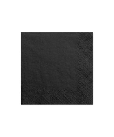 PartyDeco napkins 3-ply black 33x33cm 20 pcs./pack SP33-1-010
