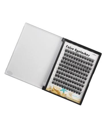 120 Pcs D Curl 10mm Cluster Eyelashes for Makeup Volume Extensions - Natural Long Wide Stem False Eyelashes - Buy Online on SooperMarket.com
