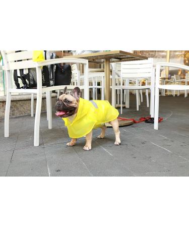 iChoue Packable Dog Raincoat - Lightweight Jacket for Medium Dogs (Yellow, Medium) - Buy Online on SooperMarket.com