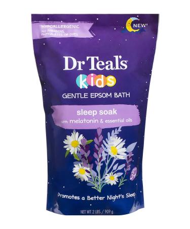 Dr Teal's Kids Gentle Epsom Bath Sleep Soak with Melatonin & Essential Oils
