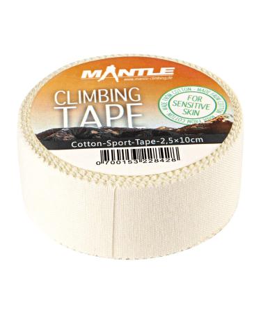 Mantle finger tape 2.5cm x 10m rolls in different pack sizes climbing bouldering martial arts volleyball handball basketball strength sports sports tape 1x 2.5 white