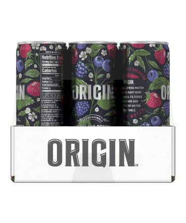 Buy ORIGIN Organic & Non-GMO Berry Flavor Sparkling Water - 12 Fl Oz (Pack of 12) | Refreshing & Healthy Beverage | Eco-Friendly Aluminum Cans - Buy Online on SooperMarket.com
