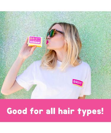 BRIXY Balancing Shampoo & Conditioner Bar Set | Moisturizing Body Wash Bar | Controls Oil Hydrates All Hair Types | pH Balanced Color Safe Vegan Citrus - Buy Online on SooperMarket.com