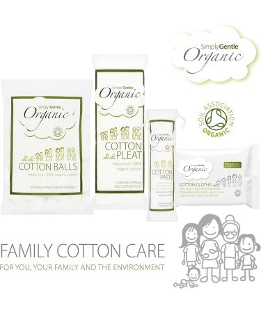 Simply Gentle Organic Cotton - Pack of 100 Balls - Buy Online on SooperMarket.com