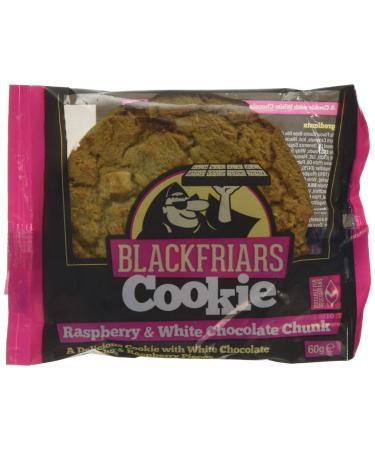 Blackfriars Cookies 60 g Raspberry and White Chocolate Chunk 16-Piece Raspberry & White Chocolate Chunk 16x60g