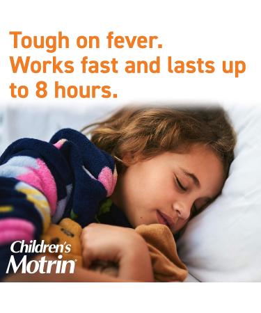 Motrin Children's Liquid Pain Relief Reduces Fever for up to 8 hours Ibuprofen Fruit Flavour Dye Free 120ml - Buy Online on SooperMarket.com