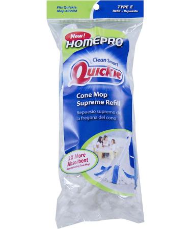 Quickie Microfiber Cone Mop Refill - Machine Washable & Reusable - Buy Online on SooperMarket.com