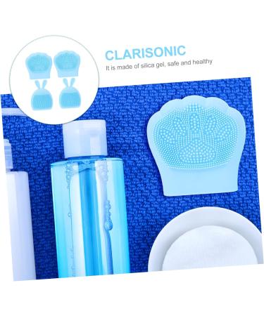 minkissy 32 Pcs Rabbit Ears Facial Brush Lady Facial Brush Skin Care Brush Facial Cleansing Tool Portable Massager Beauty Care Brush Silicone Brush Silica Gel Handheld Miss Light Bluex8pcs 7.5x7.5cmx8pcs - Buy Online on SooperMarket.com