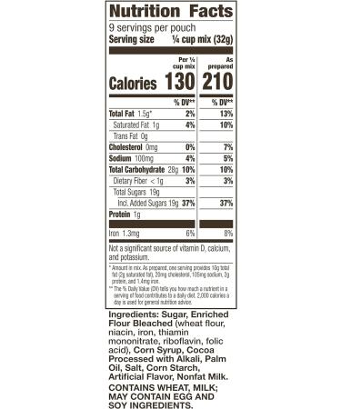 Betty Crocker Fudge Brownie Mix 290g Pouch - Delicious Brownie Mix (1 Pack) - Buy Online on SooperMarket.com