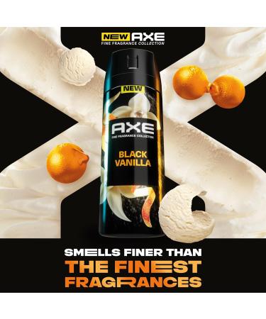 AXE Fine Fragrance Body Spray - Black Vanilla & Sandalwood | 72H Odor Protection Aluminum-Free | Premium 4 oz - Buy Online on SooperMarket.com