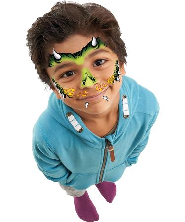Face Paintoos Party Pack: Fun Face Designs for Kids 4+ | Face Paint Alternative - Buy Online on SooperMarket.com