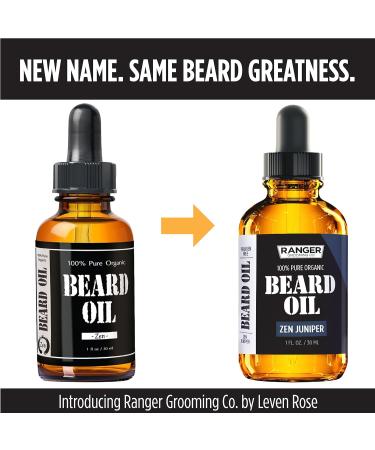 Leven Rose Zen Beard Oil & Leave In Conditioner - 100% Pure Organic Grooming for Beards & Skin | 1 oz by Ranger Grooming Co - Buy Online on SooperMarket.com