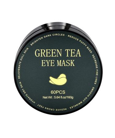 Under Eye Patches - Green Tea 30 Pairs | Hydrating Skin Treatment Masks for Dark Circles Puffiness & Anti-Aging Collagen Care - Buy Online on SooperMarket.com