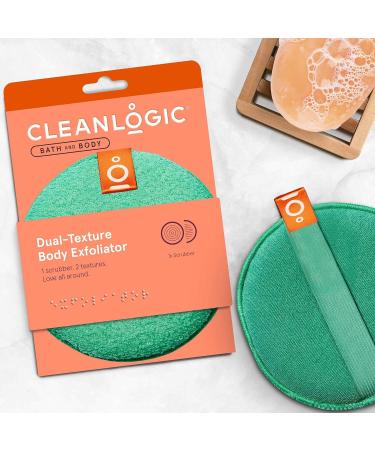 Cleanlogic Exfoliating Round Dual Texture Body Scrubber - Pack of 12 - Buy Online on SooperMarket.com