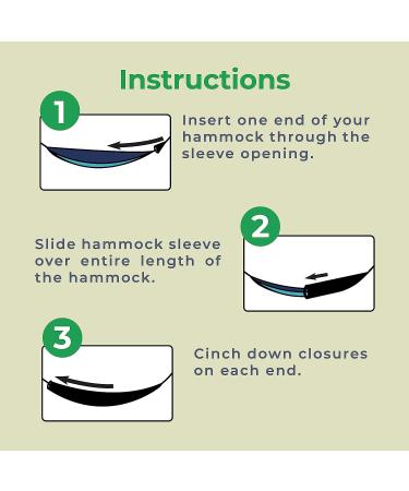 Wise Owl Outfitters Hammock Sleeve - Universal Waterproof Rain Protector for Camping Gear - Buy Online on SooperMarket.com