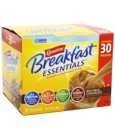 Carnation Breakfast Essentials Rich Milk Chocolate Nutritional Drink 1.26 oz (Pack of 30) - Buy Online on SooperMarket.com