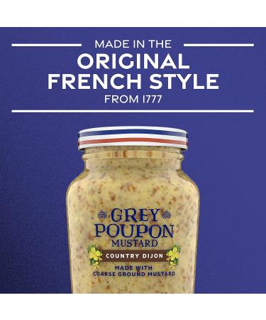 Grey Poupon Country Dijon Mustard - 8 oz Jar - Buy Online on SooperMarket.com