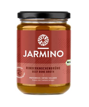 Jarmino organic bone broth made of pasture |12x 350ml bone broth |Broth from beef |Contains collagen & protein |Alternative to collagenhydrolysate & collages capsules