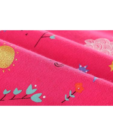 Girls Cotton Sweatshirt for Kids | Long Sleeve Casual Jumper | Age 4-5 Years | Rose Red - Buy Online on SooperMarket.com