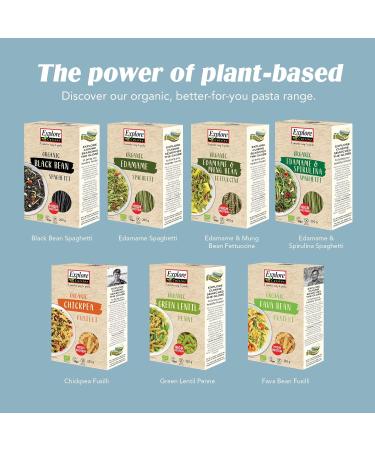 Explore Cuisine Organic Edamame Spaghetti Pasta - Low Carb, Plant-based, Vegan, High Protein & Fiber, Gluten Free - 200g (Pack of 1) - Buy Online on SooperMarket.com
