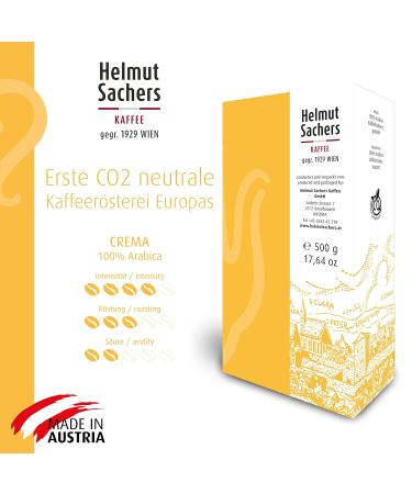 Helmut Sachers Coffee - 100% Arabica Ground Crema Intensity 4/5 500g Pack - Premium International Shipping - Buy Online on SooperMarket.com