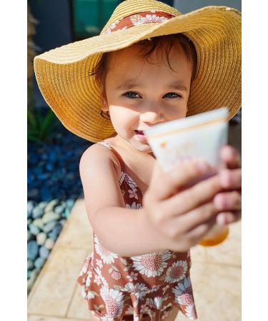 Earth Baby Broad Spectrum SPF 30+ Sunscreen | Reef Safe, Water-Resistant, Hypoallergenic | Natural & Organic UVA/UVB Protection for Babies, Toddlers & Kids - 1.7 Fl Oz - Buy Online on SooperMarket.com