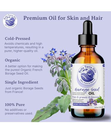 Bella Terra Oils Borage Seed Oil. 473ml. 100% Pure. Cold-pressed. Unrefined. PA-free. Hexane-free. Rich in GLA. Natural Moisturizer for Skin Hair. 473 ml (Pack of 1) - Buy Online on SooperMarket.com