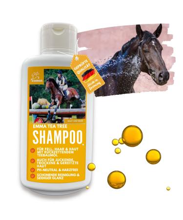 Tea Tea Tree Shampoo horsehampoo with tea tree oil for dog horses 500ml I mild horse shampoo pH neutral I horse care shiny fur I dog shampoo I for dry & irritated skin i fur care