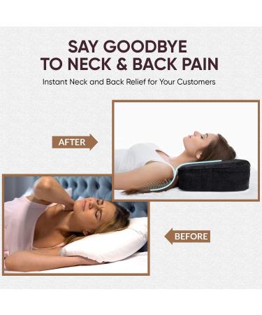 Navizam Memory Foam Lash Pillow for Eyelash Extensions + Extra Case - Ergonomic Neck Support - Buy Online on SooperMarket.com