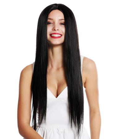 WIG ME UP - K9293L-2 wig ladies wig very long straight middle parting black black-brown (2)