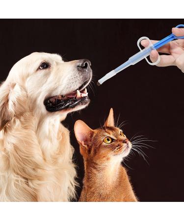 Nuanchu 4-Piece Pet Pill Shooter Kit - Dog & Cat Medicine Dispenser for Small Animals | Blue - Buy Online on SooperMarket.com
