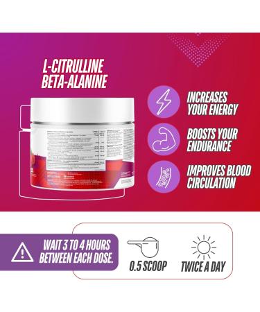 Shop Sante Pre Workout Plus Preworkout Energy Powder 150mg Caffeine Citrulline Beta Alanine Sports Drink Supplement for Men and Women 50 servings - Raspberry - Buy Online on SooperMarket.com